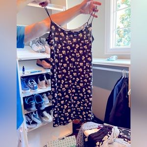 Sunflower maternity dress